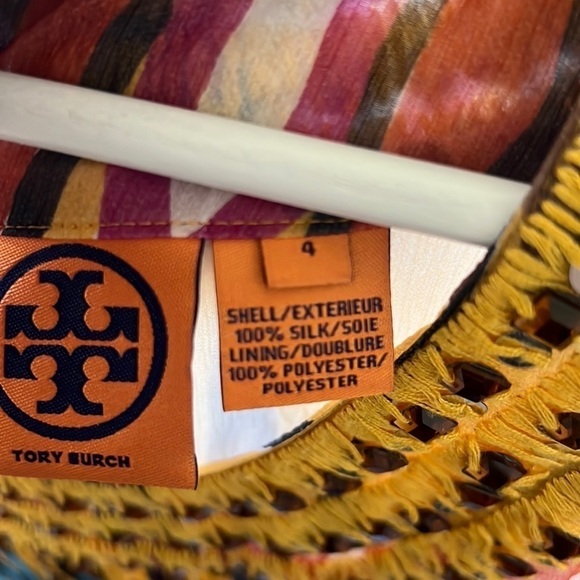 Tory Burch Multicolor Sequin Silk Top - Picture 6 of 6
